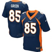 Camiseta Denver Broncos Green Azul Nike Elite NFL Hombre