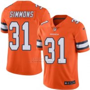 Camiseta Denver Broncos Simmons Naranja Nike Legend NFL Hombre