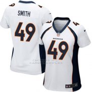 Camiseta Denver Broncos Smith Blanco Nike Game NFL Mujer
