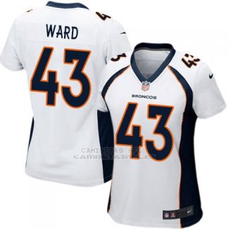 Camiseta Denver Broncos Ward Blanco Nike Game NFL Mujer