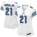 Camiseta Detroit Lions Abdullah Blanco Nike Game NFL Mujer