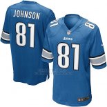 Camiseta Detroit Lions Johnson Azul Nike Game NFL Nino