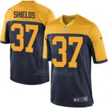 Camiseta Green Bay Packers Shields Negro Amarillo Nike Game NFL Hombre