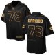 Camiseta Green Bay Packers Spriggs 2016 Negro Nike Elite Pro Line Gold NFL Hombre