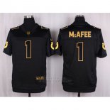 Camiseta Indianapolis Colts Mcafee Negro Nike Elite Pro Line Gold NFL Hombre