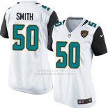 Camiseta Jacksonville Jaguars Smith Blanco Nike Game NFL Mujer