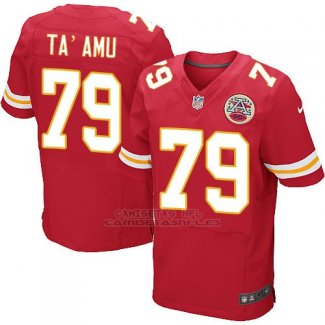 Camiseta Kansas City Chiefs Ta'Amu Rojo Nike Elite NFL Hombre