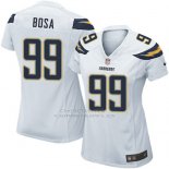 Camiseta Los Angeles Chargers Bosa Blanco Nike Game NFL Mujer