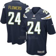 Camiseta Los Angeles Chargers Flowers Negro Nike Game NFL Nino