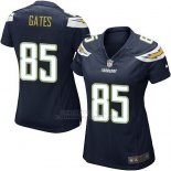 Camiseta Los Angeles Chargers Gates Negro Nike Game NFL Mujer