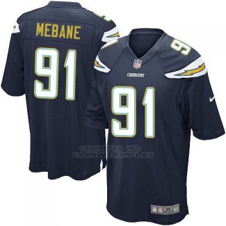 Camiseta Los Angeles Chargers Mebane Negro Nike Game NFL Hombre