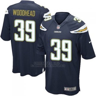 Camiseta Los Angeles Chargers Woodhead Negro Nike Game NFL Hombre
