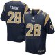 Camiseta Los Angeles Rams Faulk Negro Nike Game NFL Nino