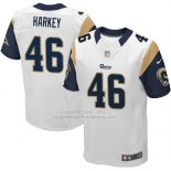 Camiseta Los Angeles Rams Harkey Blanco Nike Elite NFL Hombre