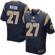 Camiseta Los Angeles Rams Mason Negro Nike Game NFL Nino