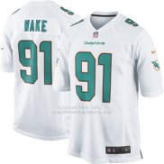 Camiseta Miami Dolphins Wake Blanco Nike Game NFL Hombre