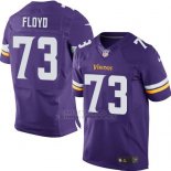 Camiseta Minnesota Vikings Floyd Violeta Nike Elite NFL Hombre