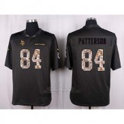Camiseta Minnesota Vikings Patterson Apagado Gris Nike Anthracite Salute To Service NFL Hombre