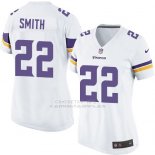 Camiseta Minnesota Vikings Smith Blanco Nike Game NFL Mujer