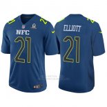 Camiseta NFC Elliott Azul 2017 Pro Bowl NFL Hombre