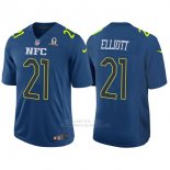Camiseta NFC Elliott Azul 2017 Pro Bowl NFL Hombre Camiseta NFC Elliott Azul 2017 Pro Bowl NFL Hombre