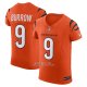 Camiseta NFL Elite Cincinnati Bengals Joe Burrow Vapor F.U.S.E. Naranja