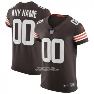 Camiseta NFL Elite Cleveland Browns Personalizada Vapor Untouchable Marron