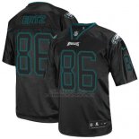 Camiseta NFL Elite Hombre Philadelphia Eagles 86 Zach Ertz Negro