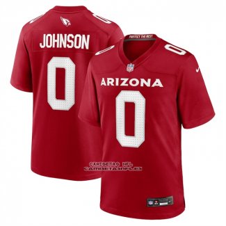 Camiseta NFL Game Arizona Rojos Will Johnson Rojo