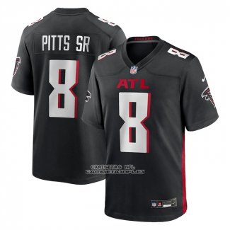 Camiseta NFL Game Atlanta Falcons Kyle Pitts Sr Negro