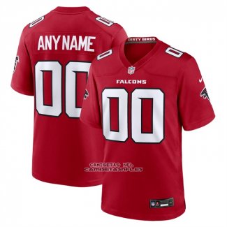 Camiseta NFL Game Atlanta Falcons Personalizada Rojo
