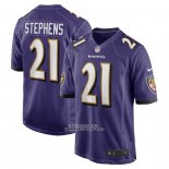 Camiseta NFL Game Baltimore Ravens Brandon Stephens Violeta