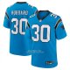 Camiseta NFL Game Carolina Panthers Chuba Hubbard Alterno Azul