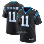 Camiseta NFL Game Carolina Panthers Nic Scourton Negro
