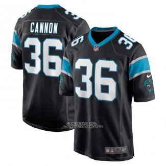 Camiseta NFL Game Carolina Panthers Trenton Cannon Negro