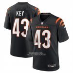Camiseta NFL Game Cincinnati Bengals Jaylen Key Negro