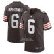 Camiseta NFL Game Cleveland Browns Jeremiah Owusu-Koramoah 6 Marron