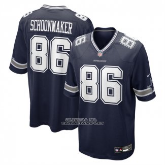 Camiseta NFL Game Dallas Cowboys Luke Schoonmaker Azul