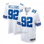 Camiseta NFL Game Dallas Cowboys Quinnen Williams Blanco