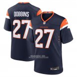 Camiseta NFL Game Denver Broncos JK Dobbins Alterno Azul