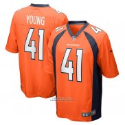 Camiseta NFL Game Denver Broncos Kenny Young Naranja