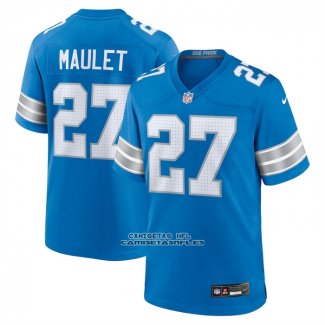 Camiseta NFL Game Detroit Lions Arthur Maulet Azul