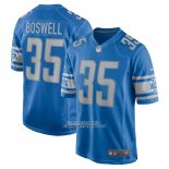 Camiseta NFL Game Detroit Lions Cedric Boswell Azul