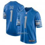 Camiseta NFL Game Detroit Lions Number 1 Dad Azul