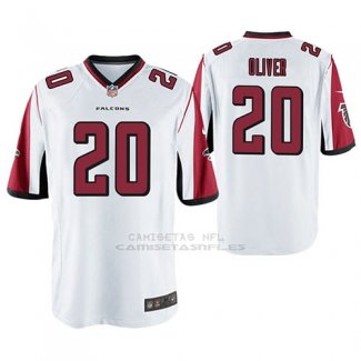 Camiseta NFL Game Hombre Atlanta Falcons Isaiah Oliver Blanco