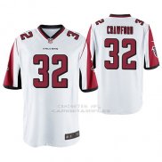 Camiseta NFL Game Hombre Atlanta Falcons Justin Crawford Blanco