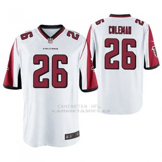 Camiseta NFL Game Hombre Atlanta Falcons Tevin Coleman Blanco