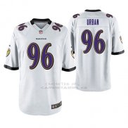 Camiseta NFL Game Hombre Baltimore Ravens Brent Urban Blanco