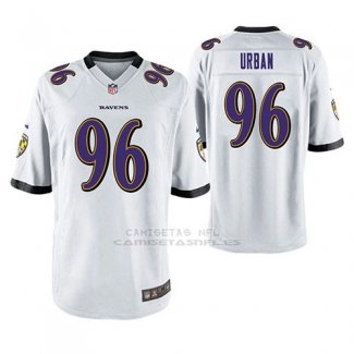 Camiseta NFL Game Hombre Baltimore Ravens Brent Urban Blanco