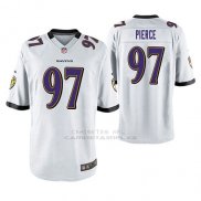 Camiseta NFL Game Hombre Baltimore Ravens Michael Pierce Blanco
